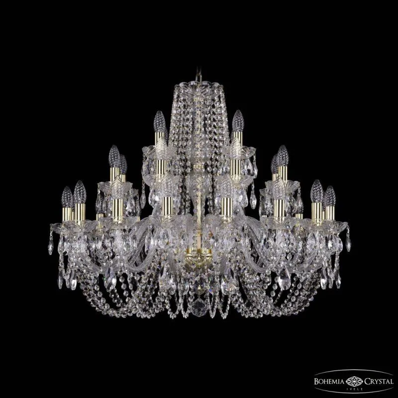 Подвесная люстра Bohemia Ivele Crystal 1402 1402/16+8+4/300 G