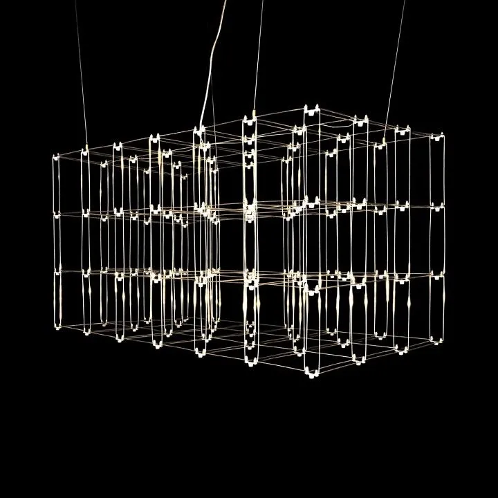 Подвесная люстра O-LUCE Cosmic Glass ячейка 20*20 см 11787611-2
