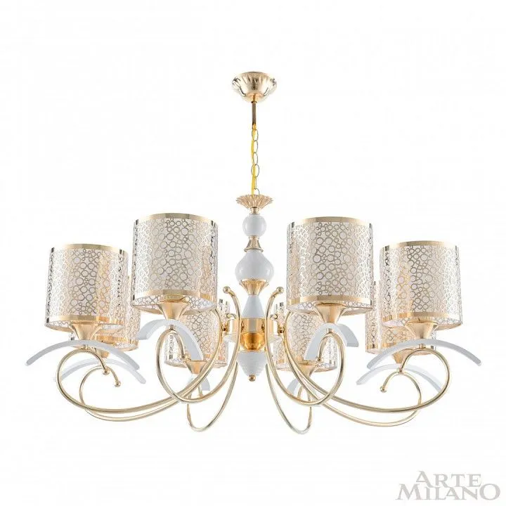 Подвесная люстра Arte Milano Florentia-9787 309787/8 Wh/Gd