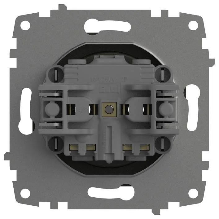 Розетка без заземления, без рамки Elbi Eleсtriс Zena Vega 609-011100-215