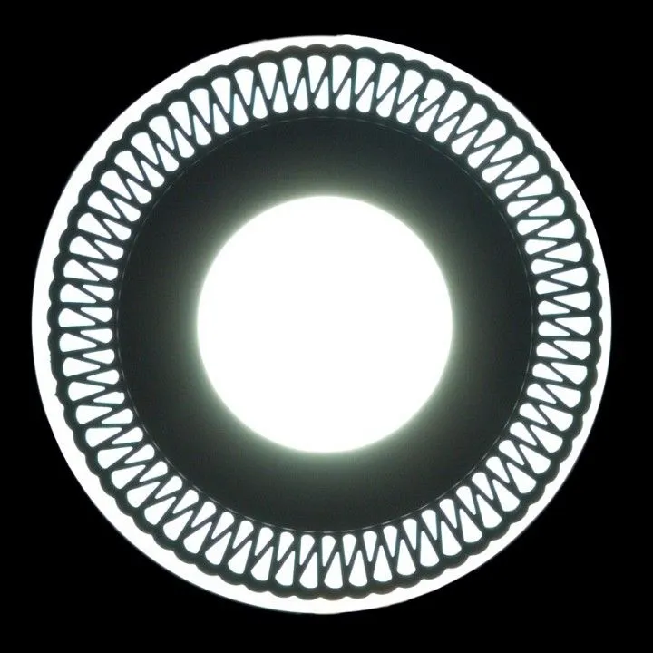 Встраиваемый светильник Reluce  63903-9.0-001RD LED3+3W BK