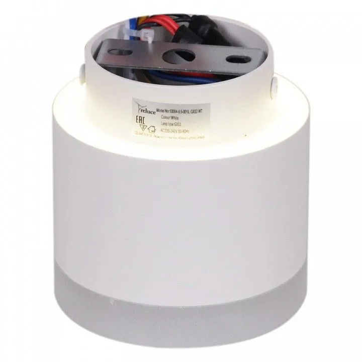 Накладной светильник Reluce Technical 53004 53004-9.5-001IL GX53+LED3W WT