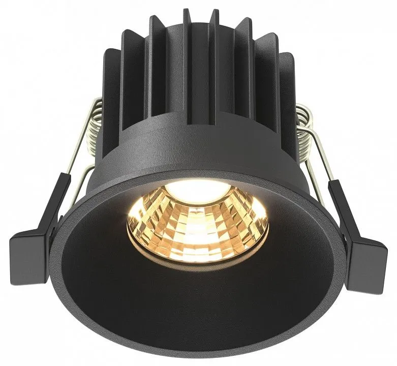Встраиваемый светильник Maytoni Technical Раунд DL058-7W2.7K-B