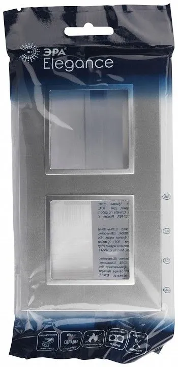 Рамка на 2 поста Эра Эра Elegance 14-5012-03