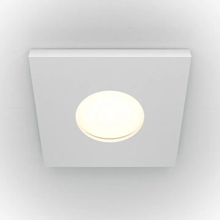 Встраиваемый светильник Maytoni Technical Абсолют DL083-01-GU10-SQ-W