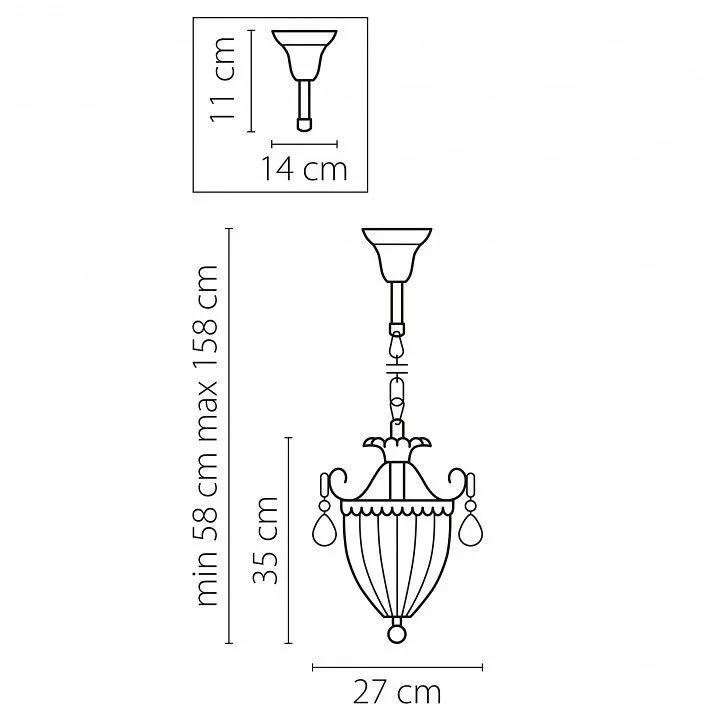 Подвесная люстра Lightstar Schon 790031