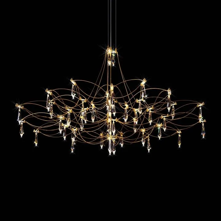 Подвесная люстра Loft it Mira 10590/1000 Gold Asfour