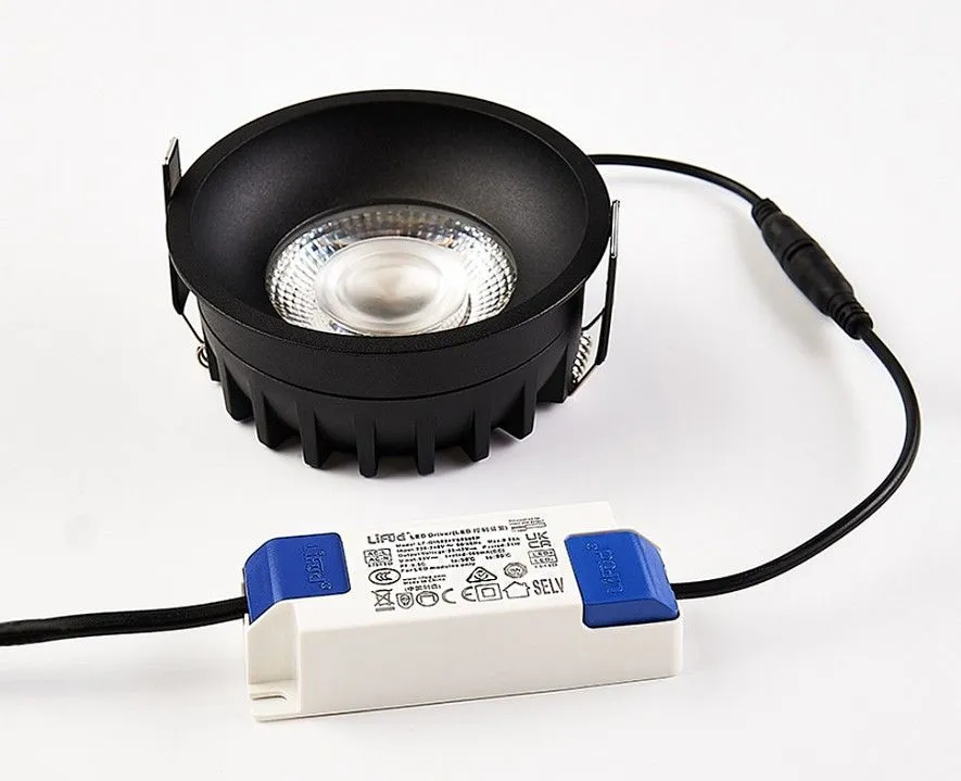 Встраиваемый светильник Italline IT08-8042 IT08-8042 black 3000K