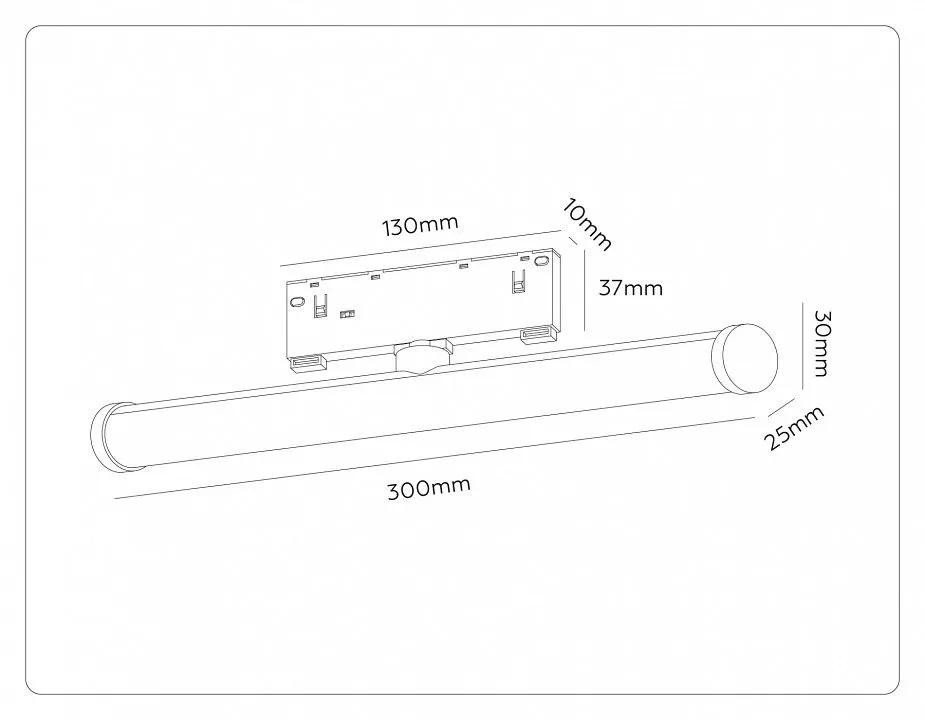 Накладной светильник Ambrella Light TRACK SYSTEM GL2370