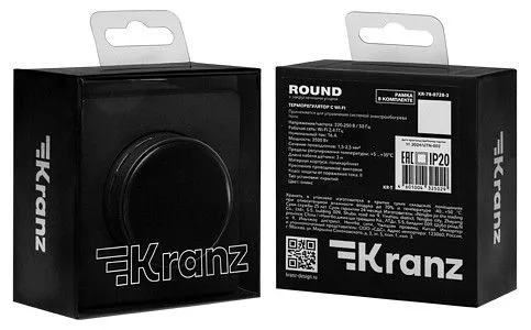 Терморегулятор отопления Kranz ROUND KR-78-0728-3
