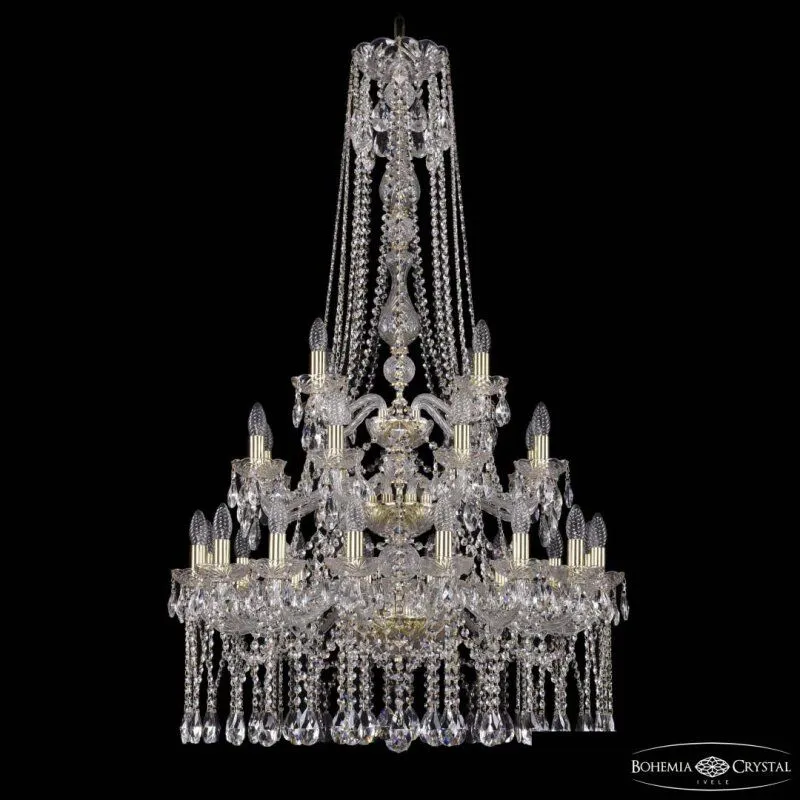 Подвесная люстра Bohemia Ivele Crystal 1413 1413/16+8+4/300/h-134/3d G