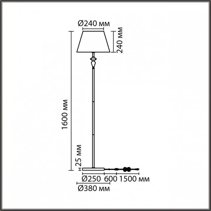 Торшер Lumion VERMONT 8274/1F