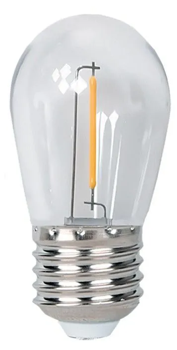 Лампа светодиодная Jazzway  E27 1Вт 2700K PLED ECO S14 1w E27 2700K CLEAR