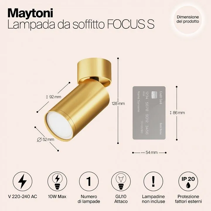 Спот Maytoni Technical Фокус С C050CL-U-1MG