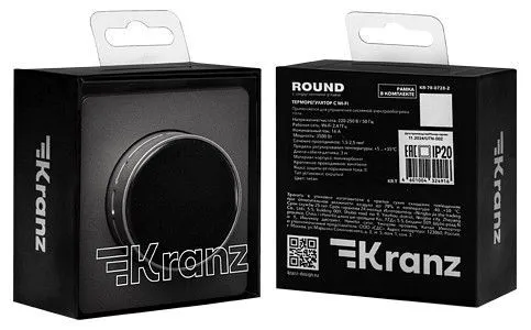 Терморегулятор отопления Kranz ROUND KR-78-0728-2