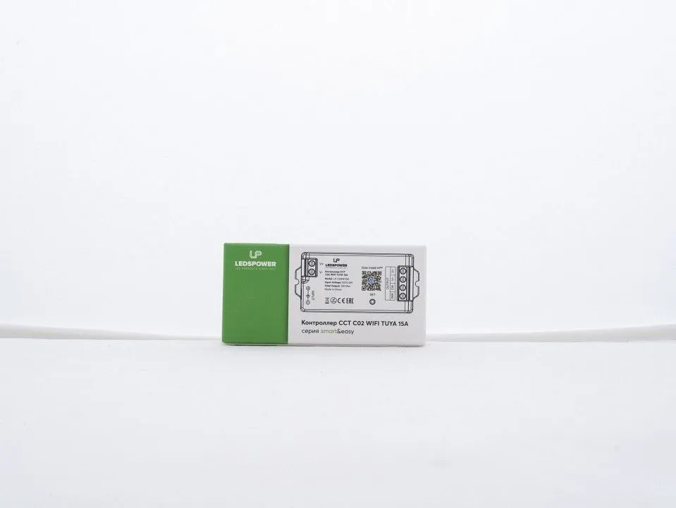 Контроллер-диммер и регулятор ЦТ Wi-Fi для смартфонов и планшетов LEDS POWER C02 WIFI TUYA 006437