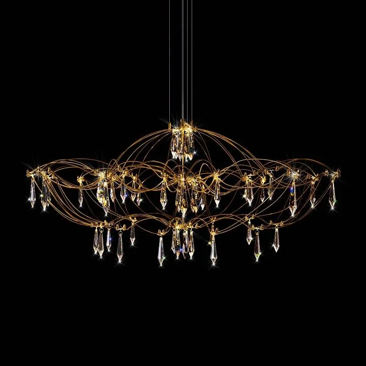 Подвесная люстра Loft it Mira 10586/900 Gold Asfour