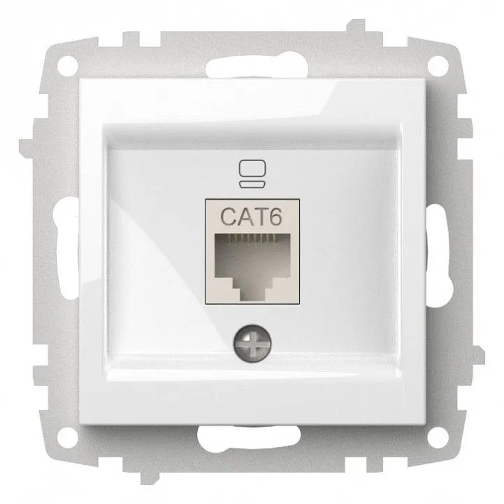 Розетка Ethernet RJ-45 без рамки Elbi Eleсtriс Zena Vega 609-015600-247