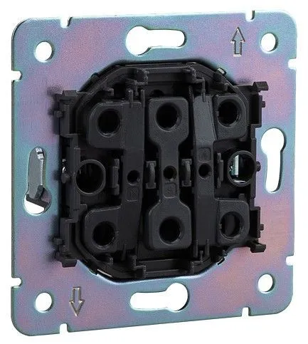 Выключатель трехклавишный без рамки Kranz ROUND KR-78-0707-3