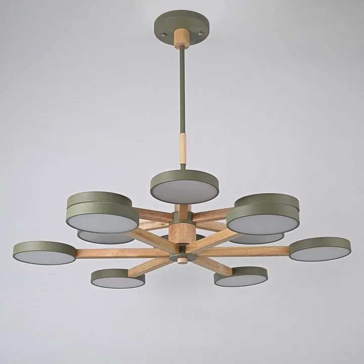 Люстра на штанге Imperiumloft TURNA Khaki TURNA-DBL01