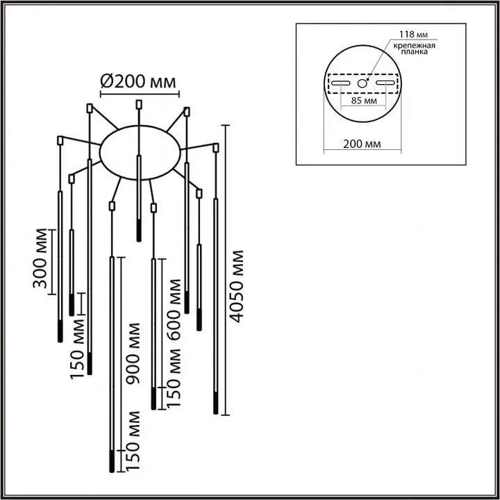 Подвесная люстра Lumion LEDIO 8400/27L