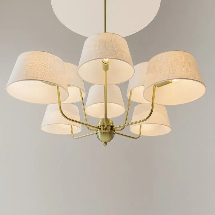 Люстра на штанге Maytoni Модесто MOD360PL-08BS