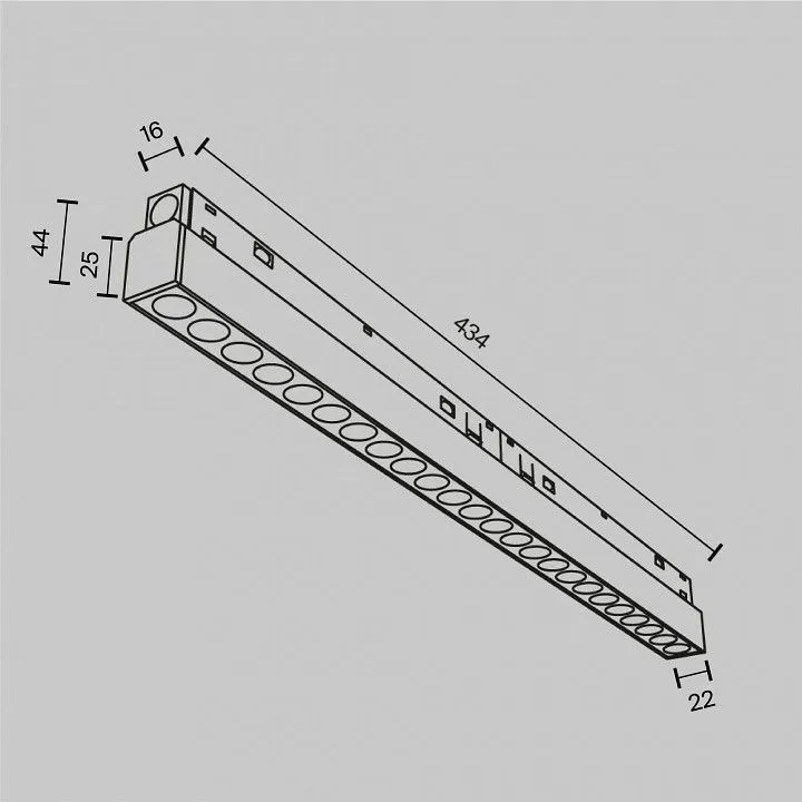 Встраиваемый светильник Maytoni Technical Точки TR031-4-24W3K-M-DS-W