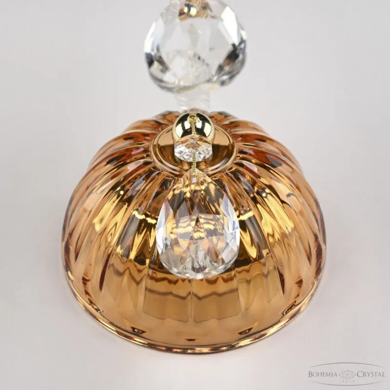 Бра Bohemia Ivele Crystal 5413 5413B/1/165 G Amber/M-1H