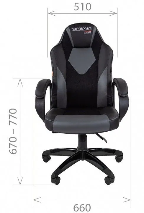 Кресло игровое Chairman Chairman Game 17 00-07024558, 7024558 Кресло игровое Chairman Chairman Game 17 00-07024558, 7024558