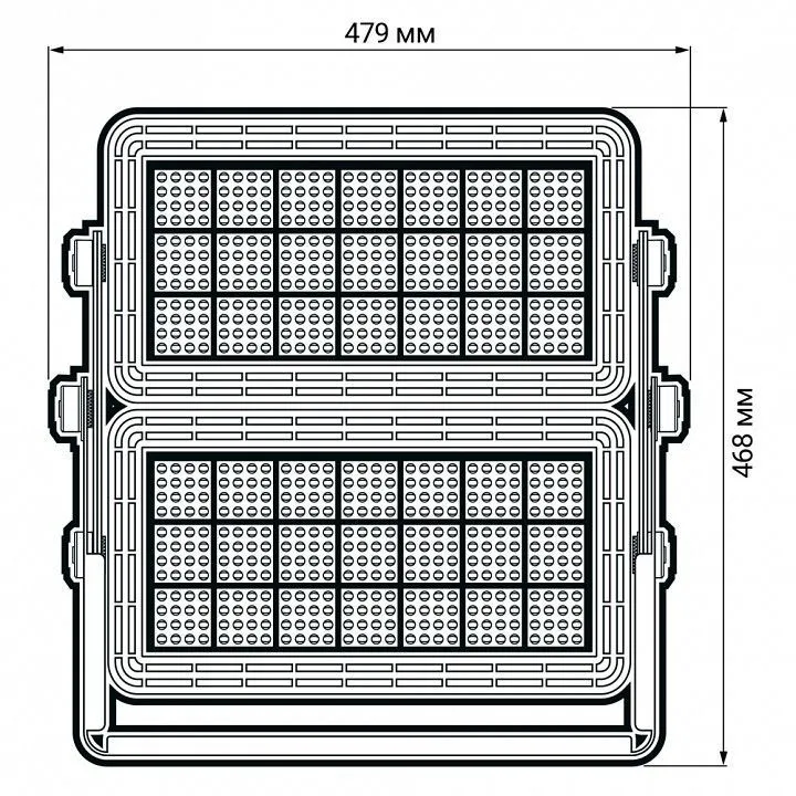 Настенно-потолочный прожектор Jazzway  PFL SPORT 02  500w  5700K IP66