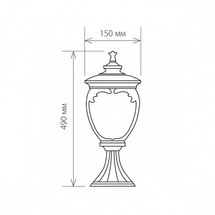Наземный низкий светильник Elektrostandard Andromeda a027999