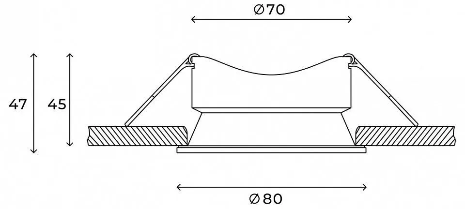 Встраиваемый светильник Hesby Lighting Harstad HSBL_0228