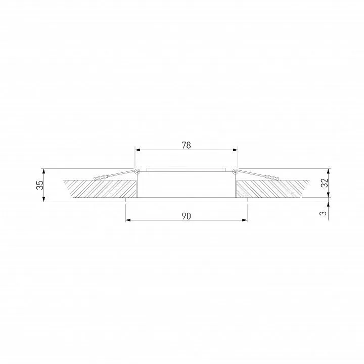 Встраиваемый светильник Elektrostandard Tetro 15276/LED