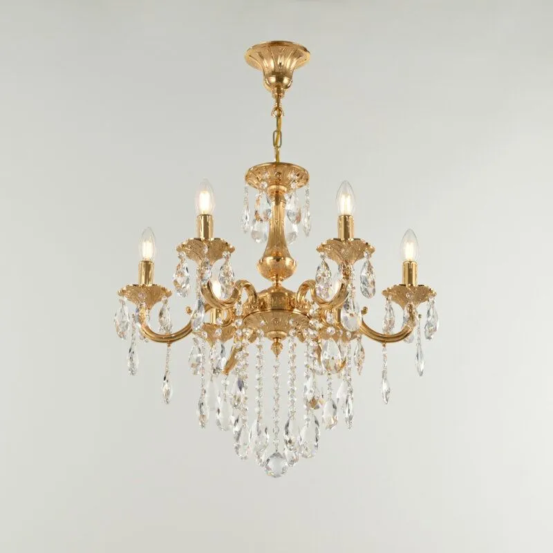 Подвесная люстра Bohemia Ivele Crystal AL77 AL77101/6/175 B G