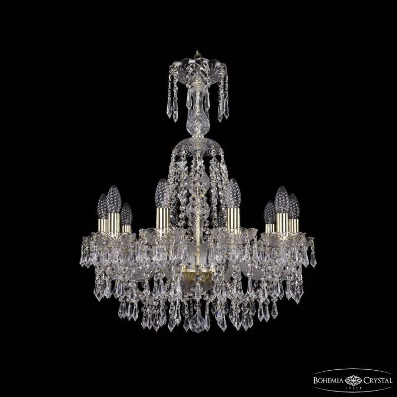 Подвесная люстра Bohemia Ivele Crystal 1403 1403/10/195/XL-65 G