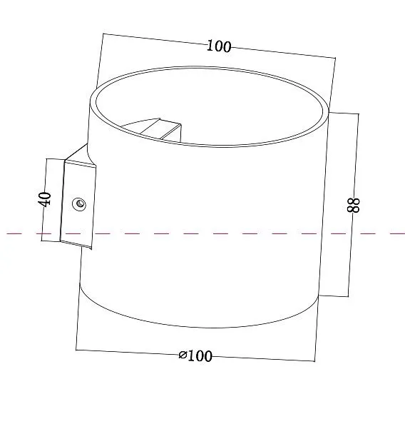 Бра Maytoni Technical Ронд C066WL-01MG