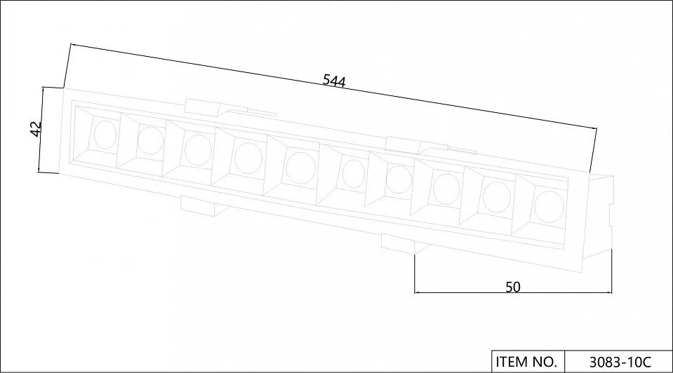 Встраиваемый светильник Favourite Roshni 3083-10C