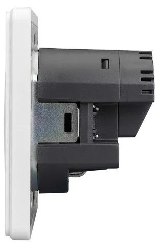 Розетка с заземлением и со шторкой и 2хUSB, без рамки Kranz ROUND KR-78-0704-1
