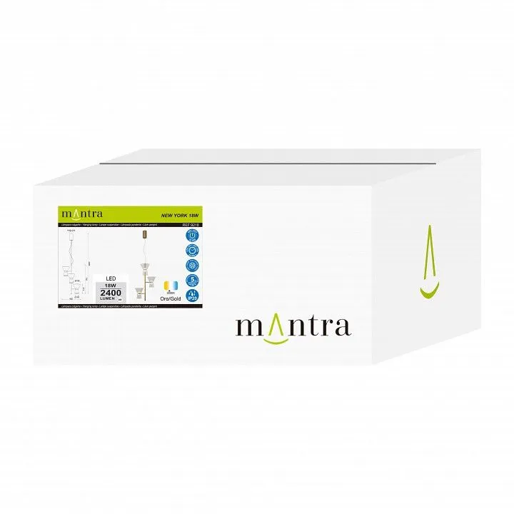 Подвесная люстра Mantra New York 9218