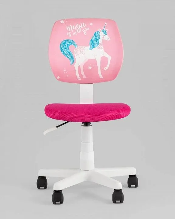 Стул компьютерный Stool Group Лоло 5256D-W Unicorn, УТ000039088 Стул компьютерный Stool Group Лоло 5256D-W Unicorn, УТ000039088