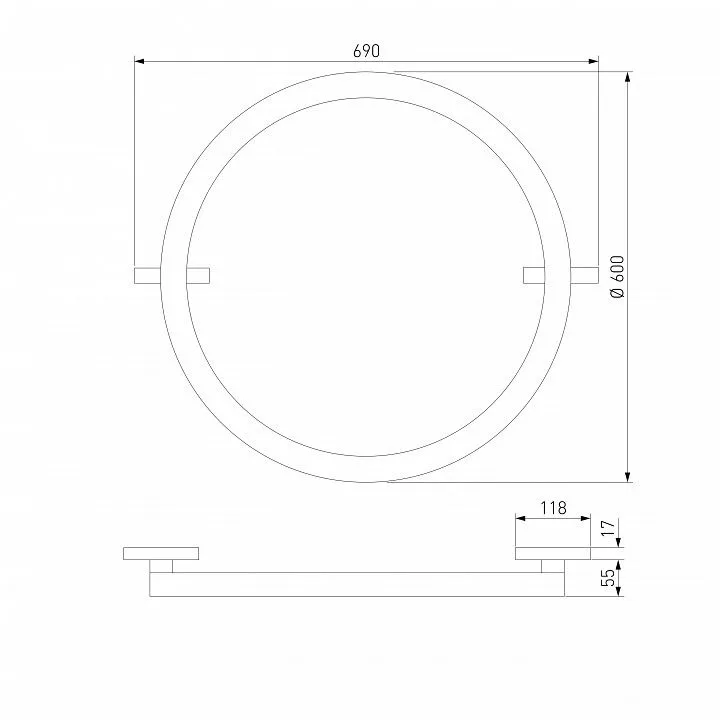 Накладной светильник Elektrostandard Slim Magnetic a068912