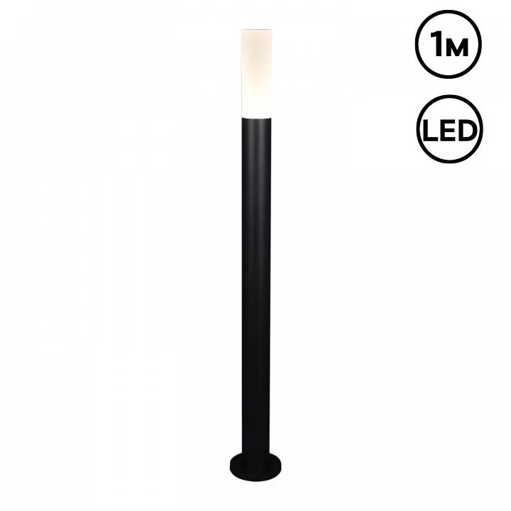 Наземный высокий светильник Reluce  09983-0.7-001JH 1.0M LED10W BK RLOS