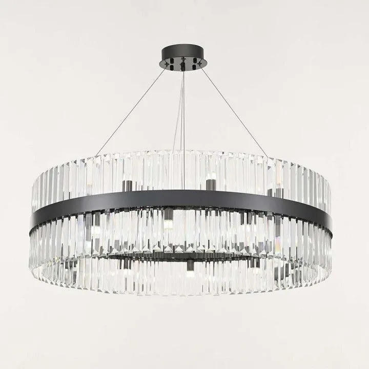 Подвесная люстра Arte Milano Белладжо 440110.840.24.G9.B1 BK