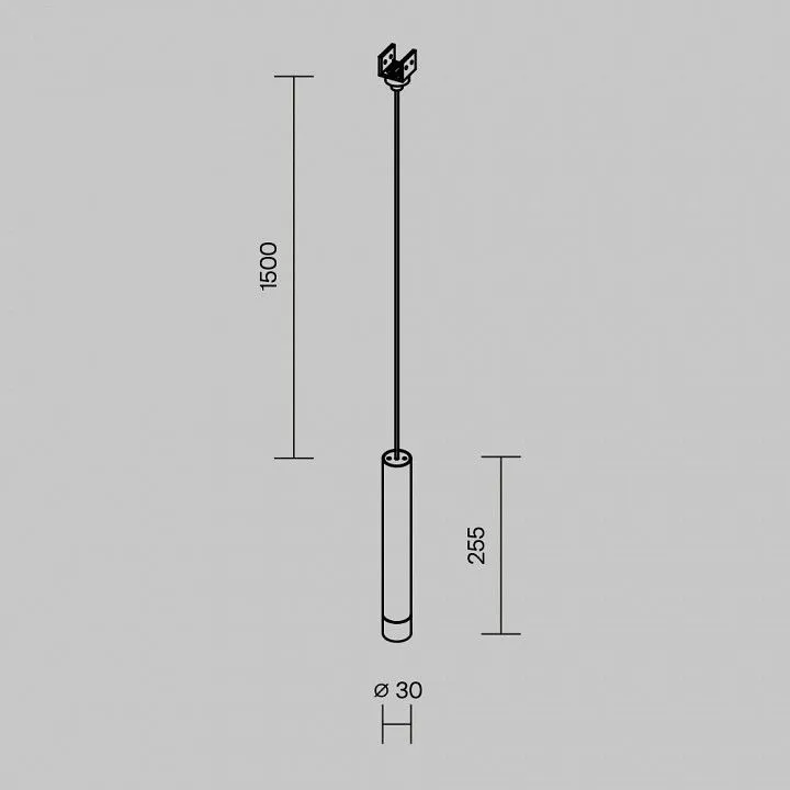 Подвесной светильник Maytoni Outdoor Фокус O-TR01-1-P-8WB3K