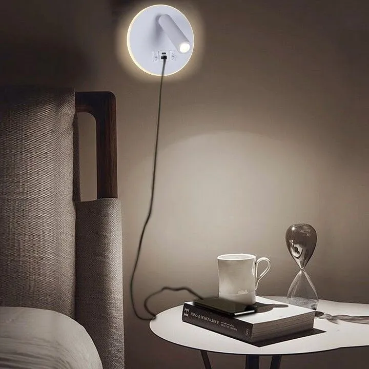 Бра Reluce 86203 86203-9.2-001KT LED12W+USB WT