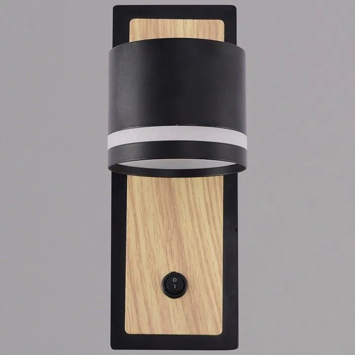Бра Reluce 22540 22540-0.2-01 BK+WOOD