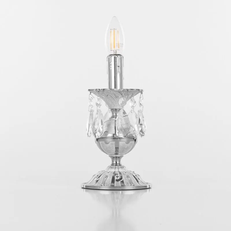 Настольная лампа декоративная Bohemia Ivele Crystal AL77 AL77500L/1-23 NW