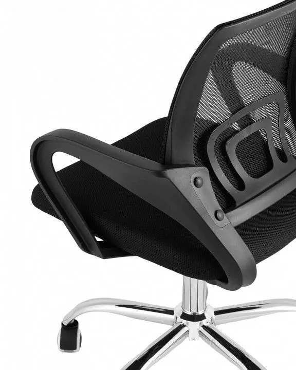 Кресло компьютерное Stool Group TopChairs Simple New WH-805 black, УТ000037106 Кресло компьютерное Stool Group TopChairs Simple New WH-805 black, УТ000037106