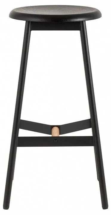 Стул барный Stool Group Knobb 9117H75 black, УТ000036008 Стул барный Stool Group Knobb 9117H75 black, УТ000036008