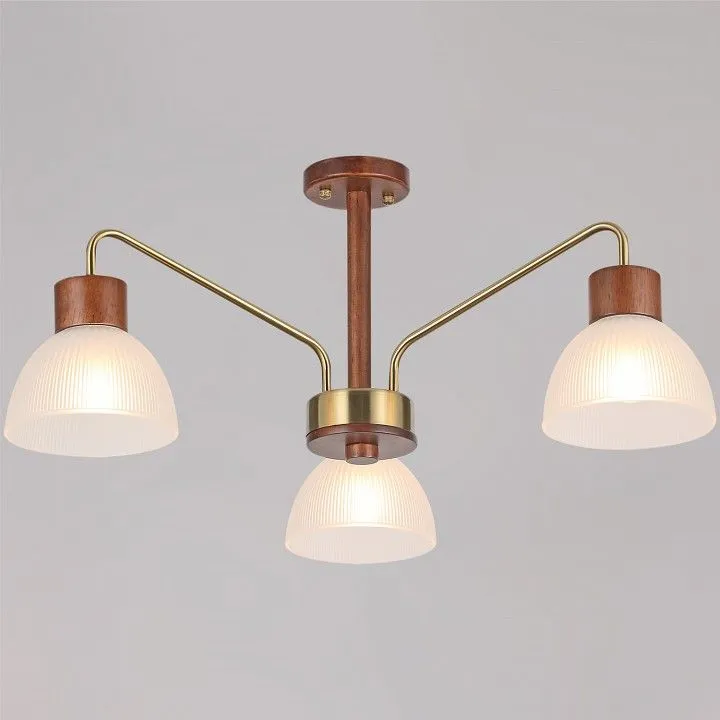 Люстра на штанге ILLUMICO  IL0286-3C-79 BR